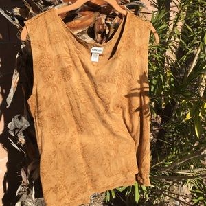 Chico’s embroidered tank Chico’s size 3